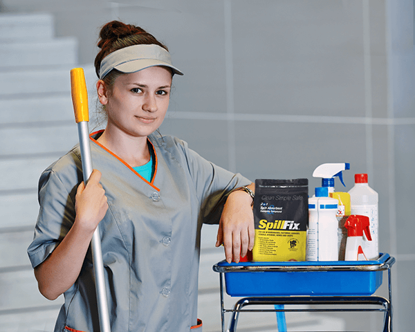 Hospital janitorial staff