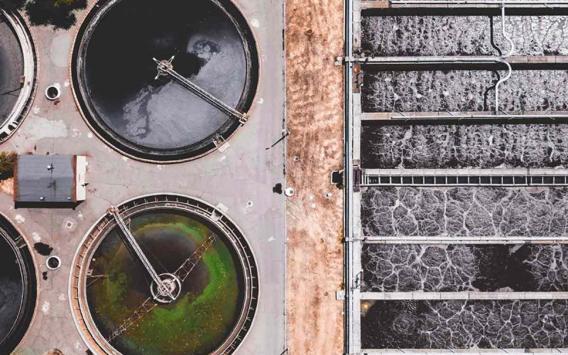 waste water treatment plant
